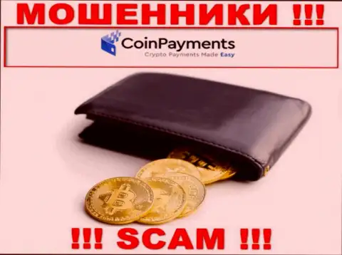 Будьте очень внимательны, направление работы CoinPayments Net, Криптовалютный кошелек - это обман !!!