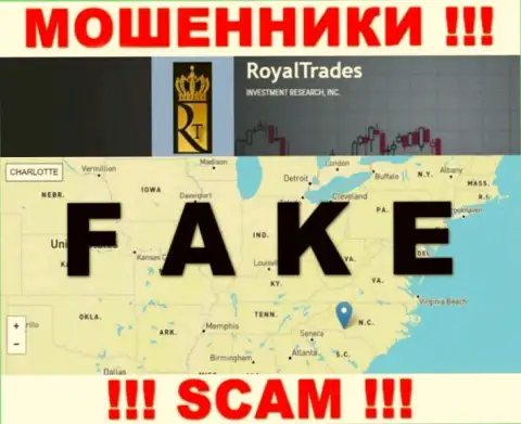 Не доверяйте Royal Trades - они размещают ложную информацию касательно их юрисдикции