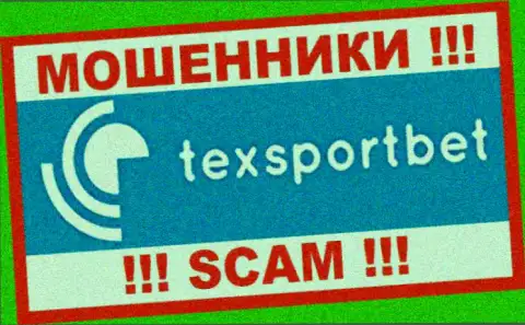 Логотип МОШЕННИКА ТексСпортБет Ком
