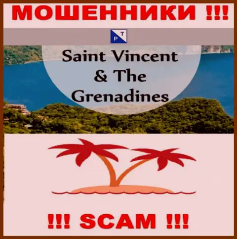 Офшорные интернет мошенники Plaza Trade скрываются здесь - Saint Vincent and the Grenadines