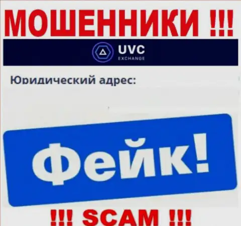 Сведения на ресурсе UVC Exchange о юрисдикции организации - это липа, не дайте себя обмануть