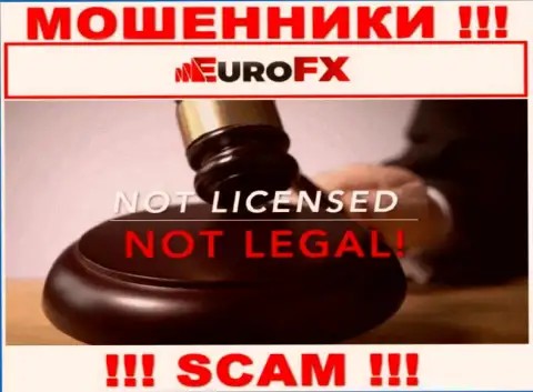 Данных о лицензионном документе Euro FX Trade у них на официальном web-сайте нет - это ЛОХОТРОН !!!