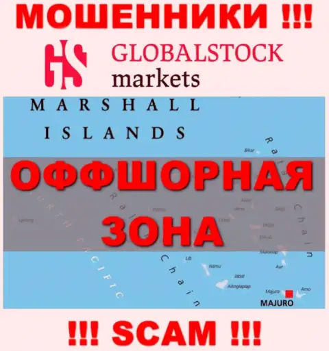 GlobalStockMarkets пустили свои корни на территории - Маршалловы острова, избегайте совместного сотрудничества с ними