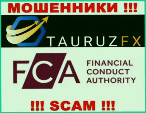 На сайте TauruzFX есть информация о их мошенническом регуляторе - FCA