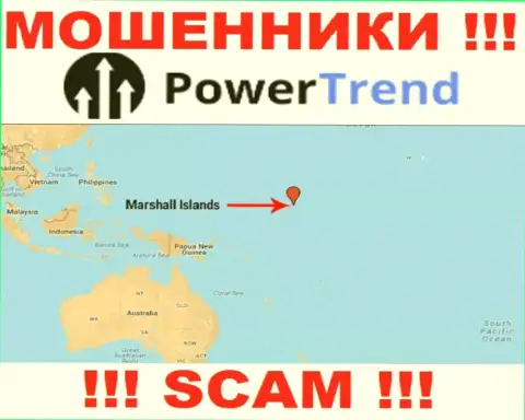 Контора Power Trend зарегистрирована в оффшорной зоне, на территории - Marshall Islands