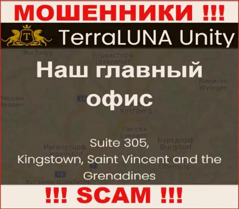Совместно сотрудничать с компанией TerraLuna Unity не стоит - их офшорный адрес регистрации - Suite 305, Kingstown, Saint Vincent and the Grenadines (инфа с их сервиса)