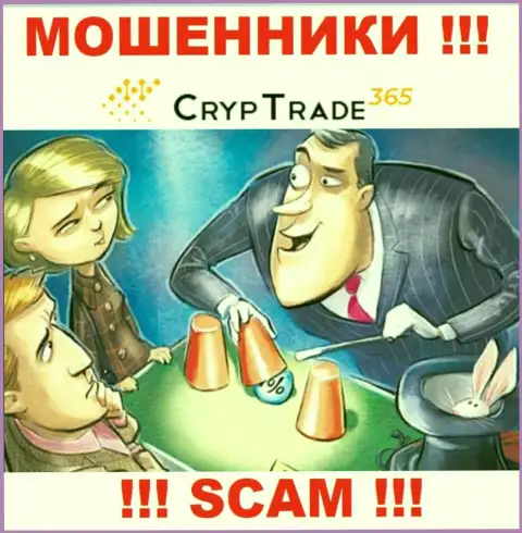 CrypTrade365 Com - это ОБМАН !!! Заманивают доверчивых клиентов, а потом прикарманивают их вложенные денежные средства