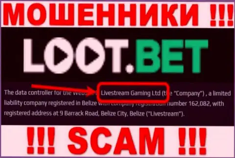Вы не сумеете уберечь собственные депозиты связавшись с организацией LootBet, даже если у них есть юр лицо Livestream Gaming Ltd