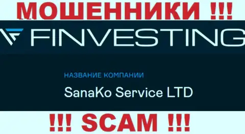 На официальном web-сервисе SanaKo Service Ltd отмечено, что юридическое лицо компании - SanaKo Service Ltd