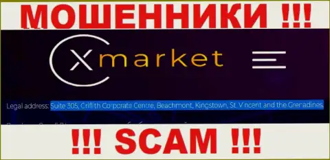 Отсиживаются интернет мошенники XMarket Vc в офшоре  - Сент-Винсент и Гренадины, будьте крайне осторожны !!!