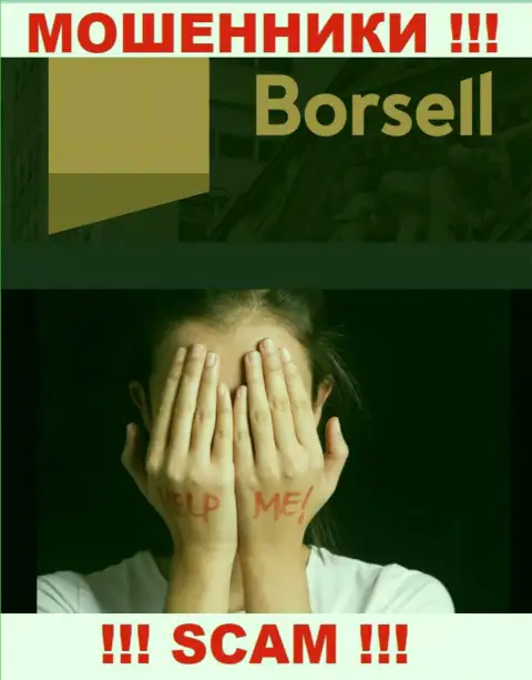 Если в Borsell у Вас тоже прикарманили денежные средства - ищите помощи, вероятность их вернуть обратно имеется
