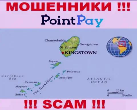 Поинт Пей - это мошенники, их адрес регистрации на территории St. Vincent & the Grenadines