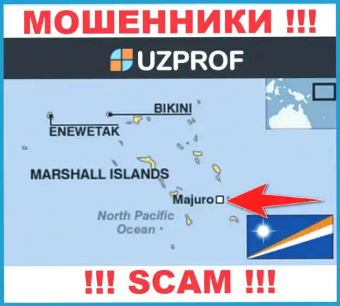 Зарегистрированы интернет мошенники UzProf в оффшоре  - Majuro, Republic of the Marshall Islands, будьте крайне осторожны !