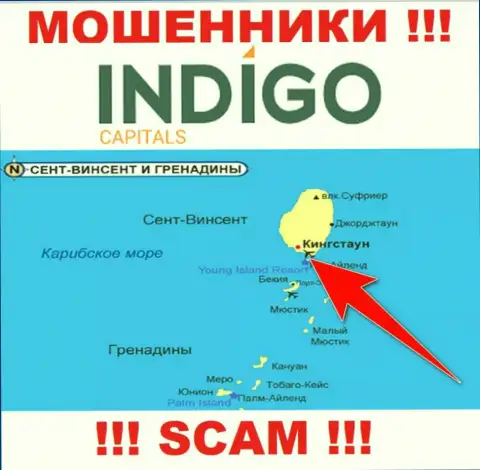 Мошенники IndigoCapitals пустили свои корни на территории - Kingstown, St Vincent and the Grenadines