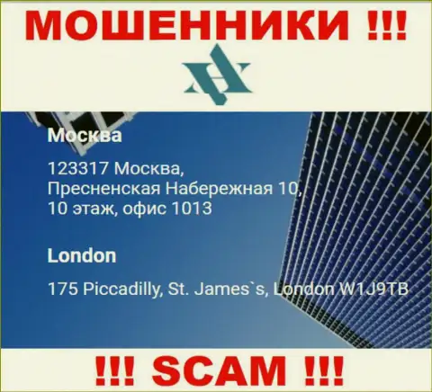 Не советуем отправлять денежные активы Amicron !!! Указанные интернет-мошенники показали фейковый юридический адрес