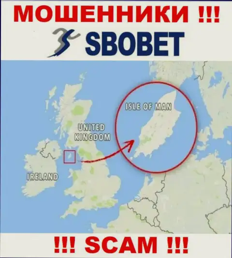 В компании SboBet спокойно обманывают наивных людей, поскольку базируются в оффшорной зоне на территории - Isle of Man