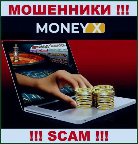 Online казино - это направление деятельности интернет-мошенников Money X