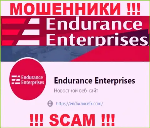 Связаться с internet разводилами из Endurance Enterprises Вы сможете, если отправите сообщение на их e-mail