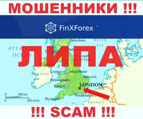 Ни единого слова правды касательно юрисдикции FinXForex на интернет-портале конторы нет - это разводилы